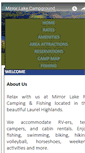 Mobile Screenshot of mirrorlakervcamping.com